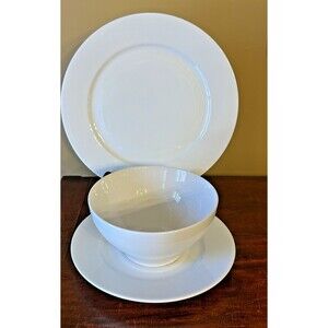 Ikea Solid White 365+ Dining Dinner Set: Plate Bowl Susan Pryke